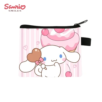 2023 Новая модель Kawaii Sanrio рюкзак Cinnamoroll с рисунком аниме, милый портативный кошелек для монет, канцелярская сумка, подарки, игрушки для девочек