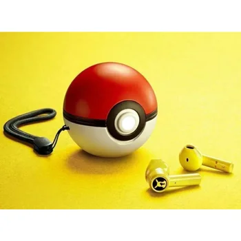 Беспроводные наушники-вкладыши Pokémon Pikachu Bluetooth, спортивные наушники Razer с шумоподавлением, микрофон с сенсорным управлением, универсальные