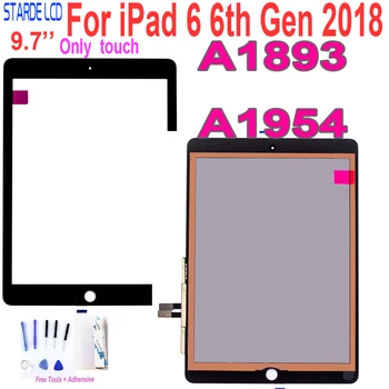 Для iPad 6 6th Gen 2018 A1893 A1954 Сенсорный экран Дигитайзер Панель Для ipad Pro 9,7 2018 A1893 A1954 Сенсорный с кнопкой Home