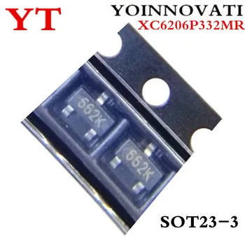 3000 шт./лот = 1 катушка XC6206P332MR (662K) 3,3 В/0,5 А SOT-23 SMD триодный транзистор