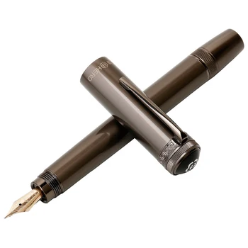 Hero H718 10K Золотое Перо Металлическое Тонкое перо 0,5 мм Авторучка Аутентичный Подарочный набор для Письма Чернильная ручка Бизнес С пеналом
