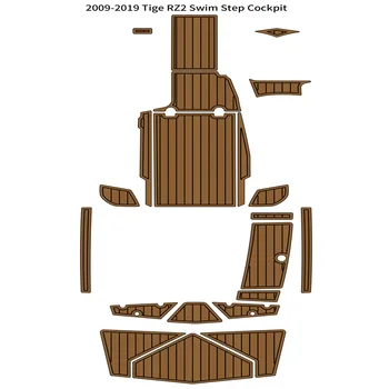 2009-2019 Tige RZ2 Платформа для плавания Кокпит коврик для Лодки EVA пенопласт из искусственного тика Коврик для пола