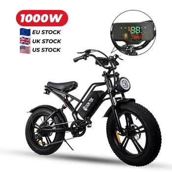 Склад ЕС США электрический велосипед 1000 Вт 750 Вт Мотор 15Ач Аккумулятор 45 км/ч Ebike Fat Tire Электрические велосипеды мотоцикл