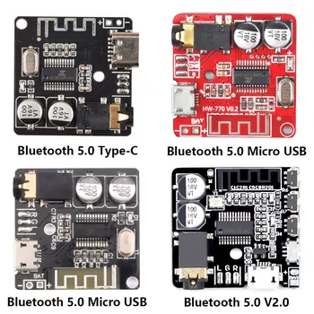 Плата Аудиоприемника Bluetooth Bluetooth 5.0 Плата Декодера MP3 Без потерь Беспроводной Стереомузыкальный Модуль 3.7-5V XY-BT-Mini