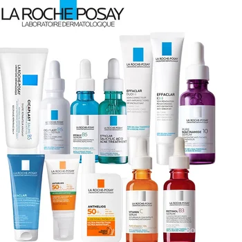 Средство для ухода за кожей серии La Roche Posay, 1 шт., Сыворотка и крем Effaclar/B5/Очищающее средство/DUO +/K +/Солнцезащитный крем для восстановления чувствительной к акне кожи