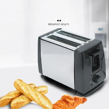 2022 2 ломтика автоматический тостер для быстрого нагрева хлеба домашняя машина для завтрака тостер из нержавеющей стали для выпечки и приготовления пищи