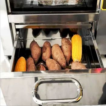 Вертикальная автоматическая машина для приготовления сладкого картофеля Многофункциональная печь для приготовления кукурузного картофеля Commercia street электрическая машина для жарки сладкого картофеля